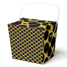 M Gold mit schwarzem Dot-Stil Ausstieg 3x2,25x3,12