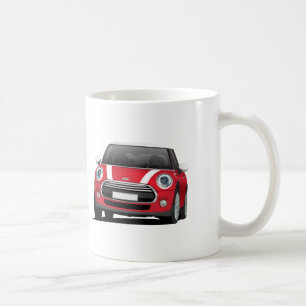 M Hatch Cooper (F56) zwei Bild Tasse, weiß - rot Tasse