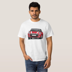M Hatch (F56) rot - weiß T-Shirt