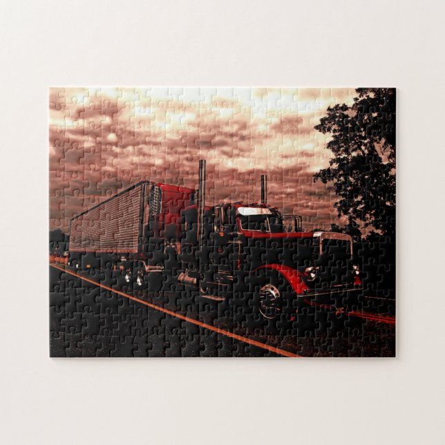 M Hornings Peterbilt 379 redigieren Puzzlespiel Puzzle (Horizontal)