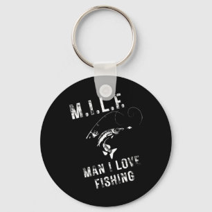 M.i.l.f. Mann, ich liebe Angeln Schlüsselanhänger