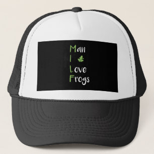 M.I.L.F. - Mann, ich liebe Frösche Vintage Lustig Truckerkappe