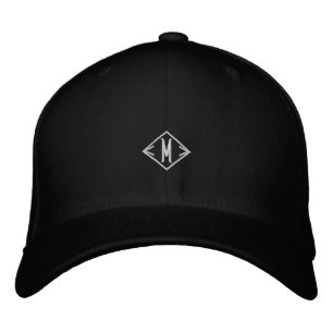 M Initialen oder Logo Monogramm Flexfit Wollmütze Bestickte Baseballkappe