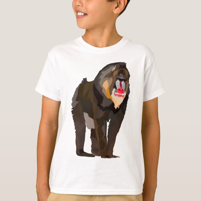 M ist für Mandrill T-Shirt (Vorderseite)