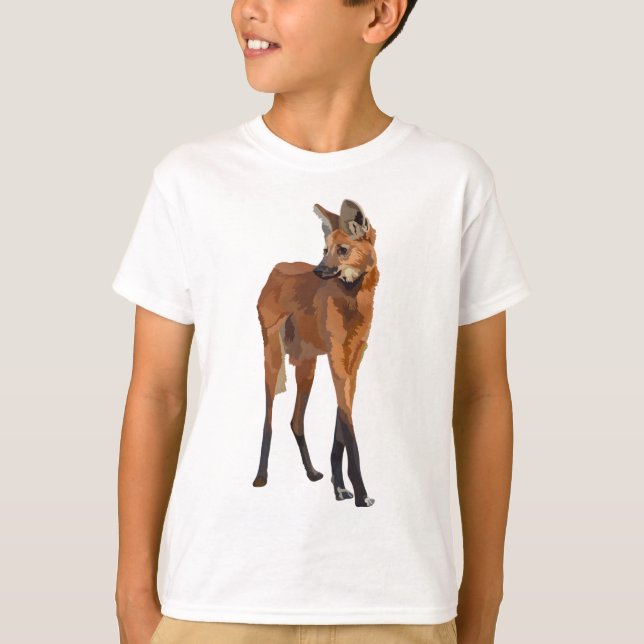 M ist für Maned Wolf T-Shirt (Vorderseite)