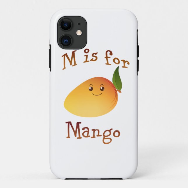 M ist für Mango Case-Mate iPhone Hülle (Rückseite)