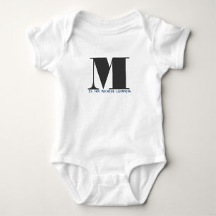 M ist für maschinelles Lernen Baby Strampler