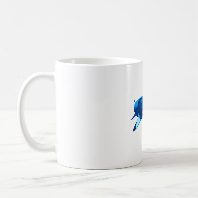 M ist für Minke Whale Kaffeetasse (Links)