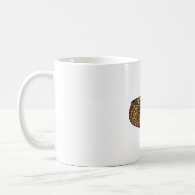 M ist für Moray Eel im Mittelmeer Kaffeetasse (Links)