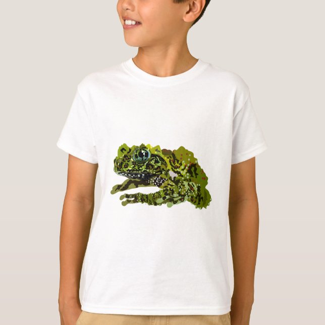 M ist für Mossy Frog T-Shirt (Vorderseite)