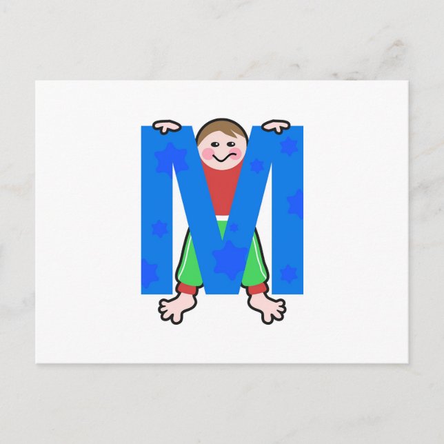 M ist für postkarte (Vorderseite)