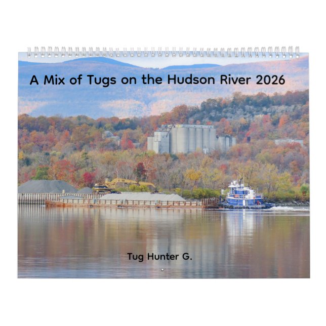 M Ix of Tugs on The Hudson River 2026 Calendar Kalender (Titelbild)