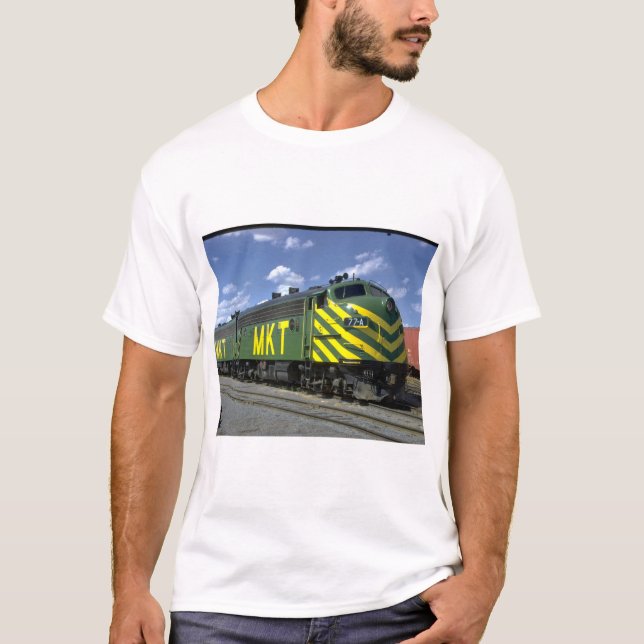 M-K-T EMD F-7A Set #77A, 1973_Trains T-Shirt (Vorderseite)