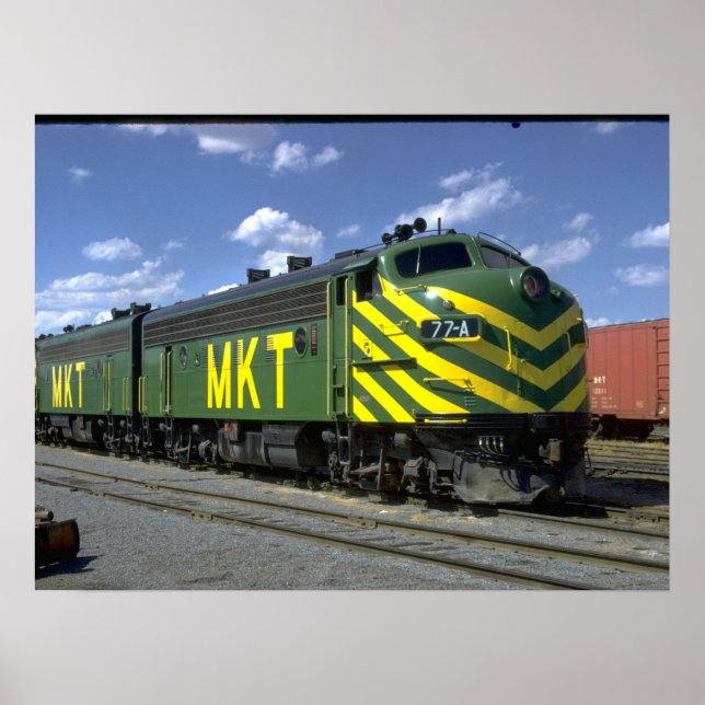 M-K-T EMD F-7A Set #77A , 1973_Züge Poster (Vorne)