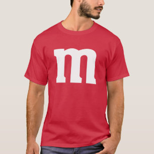 M Logo Candy Chocolate M&M, Group Family Costume T-Shirt