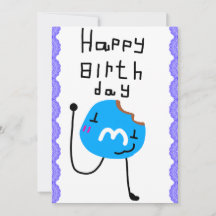 M&M Geburtstagseinladung