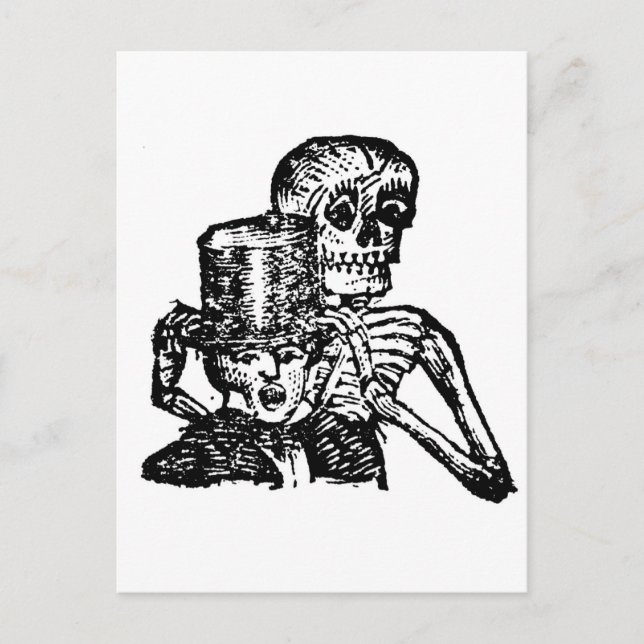 M. Manilla. Periodische Illustration c. 1800 Postkarte (Vorderseite)