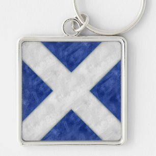 M-Mikewatercolor-Seesignal-Seeflagge Schlüsselanhänger