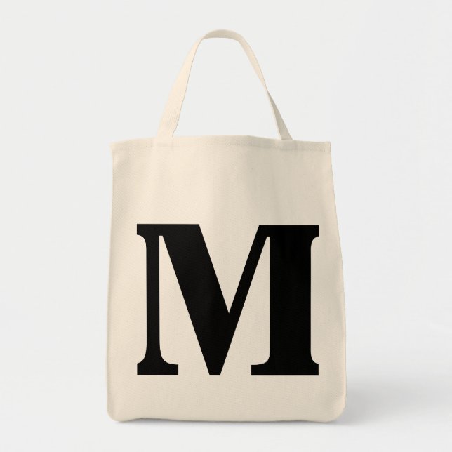"M-" MONOGRAMM-TASCHE TRAGETASCHE (Vorne)