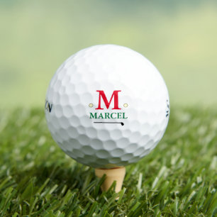 M Monogramm zur Identifizierung von Golfbälle