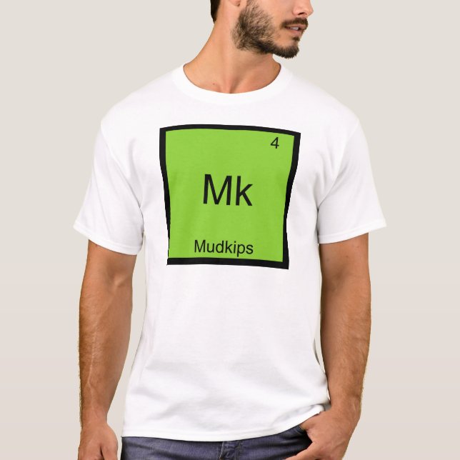 M - Mudkips Meme Element-lustiger Chemie-T - Shirt (Vorderseite)
