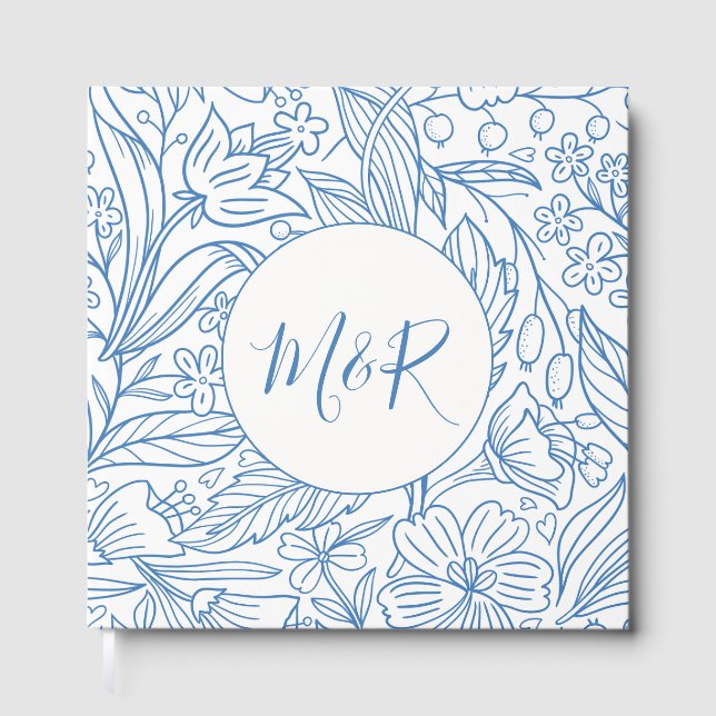 M&R Blau Gästebuch (Vorderseite)