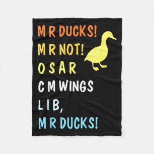 M R Enten M R Nicht O S M R C M Lustige Flügel Zit Fleecedecke