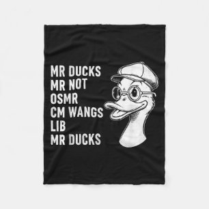 M R Enten M R Nicht O S M R Cm Wangs Lib M R Enten Fleecedecke