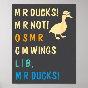M R Enten M R Nicht O S M R Cm Wangs Lib M R Enten Poster