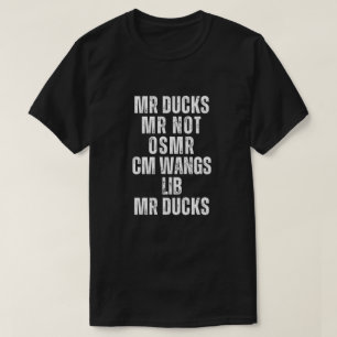 M R Enten T-Shirt, M R ENTEN, Lustiger Enten Spruc T-Shirt