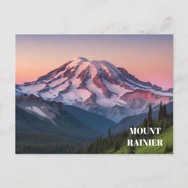 M. Rainier Postcard Postkarte (Vorderseite)