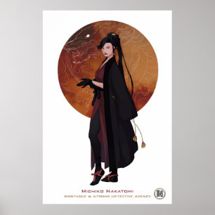 M&S Michiko Nakatomi Poster - Kunst, Dichtung und