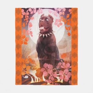 M&S Peaches - Kunst von Galen Dara - Fleece Blanke