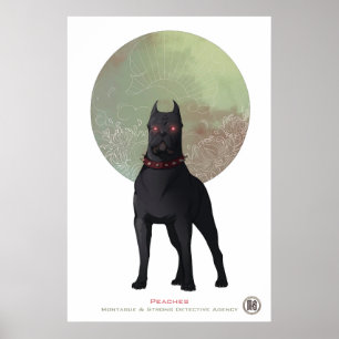 M&S Peaches Poster - Kunst, Dichtung und Musik