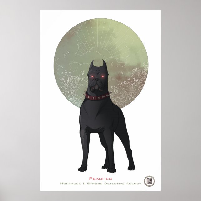 M&S Peaches Poster - Kunst, Dichtung und Musik (Vorne)