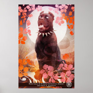 M&S Peaches Poster - Kunst von Galen Dara