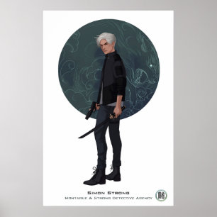 M&S Simon Strong Poster - Art von Mona Finden