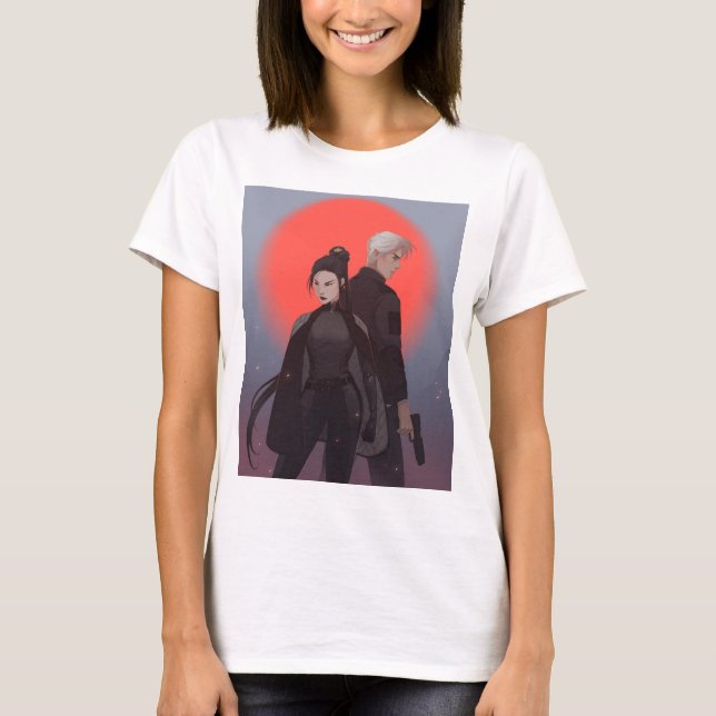 M&S Simon und Michiko T - Shirt - Kunst, Dichtung  (Vorderseite)