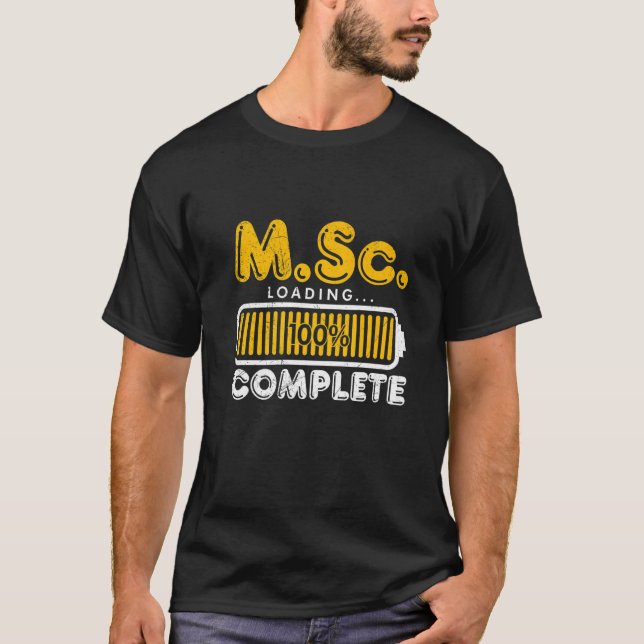 M SC Lade Master Master Master Master Master of Sc T-Shirt (Vorderseite)