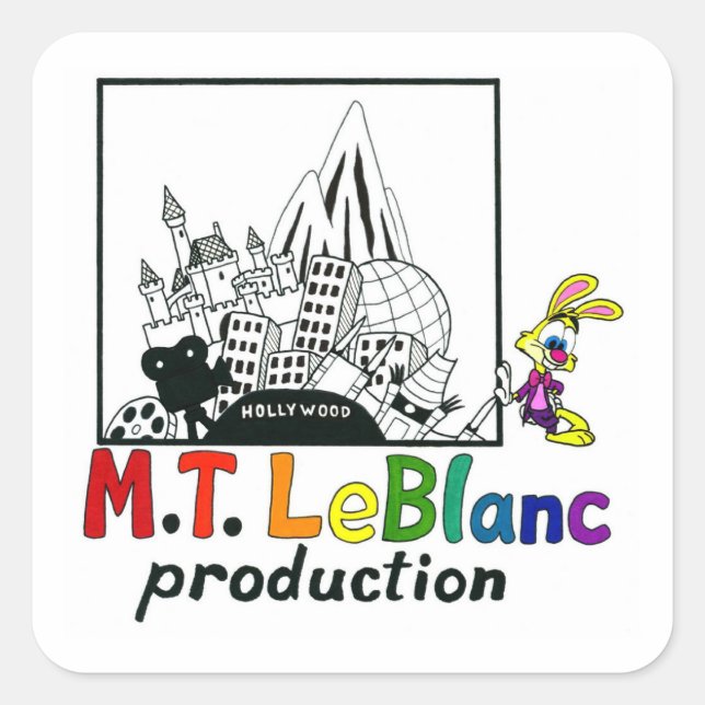 M.T. LeBlanc Productions Logo Aufkleber (Vorderseite)