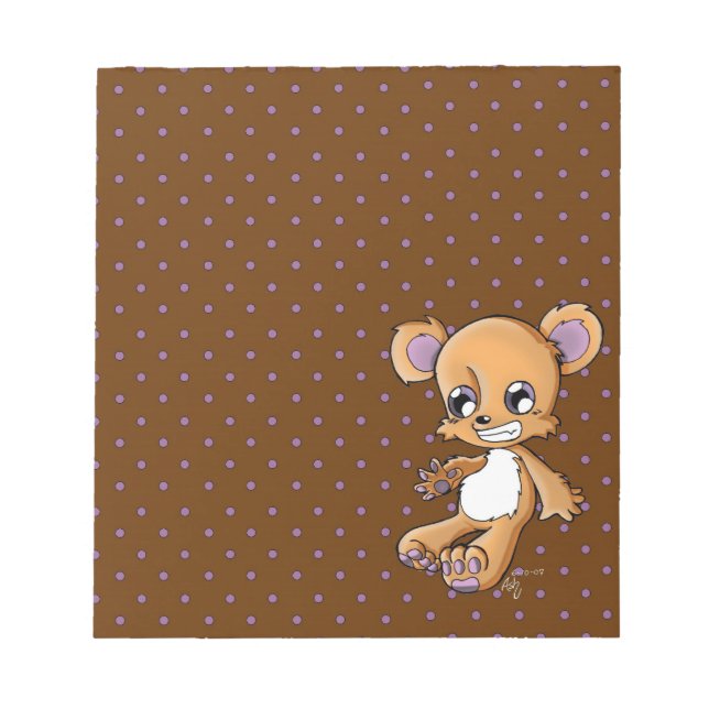 M. Teddy Notizblock (Vorderseite)