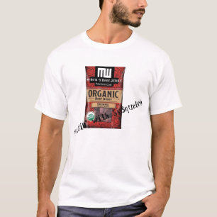 M-Tollpatsch Trockenfleisch vom Rind - Messin mit T-Shirt