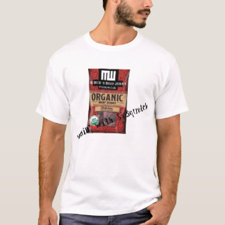 M-Tollpatsch Trockenfleisch vom Rind - Messin mit T-Shirt