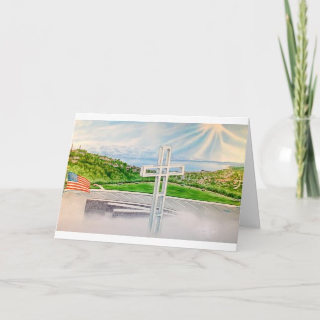 M.Ü. SOLEDAD, LA JOLLA, KALIFORNIEN KARTE (Vorderseite)