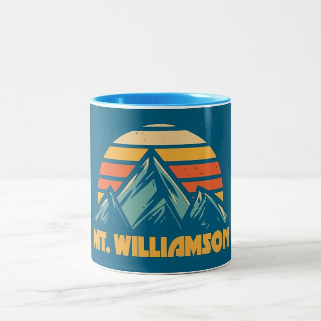M. Williamson California Retro Turquoise Zweifarbige Tasse (Mittel)