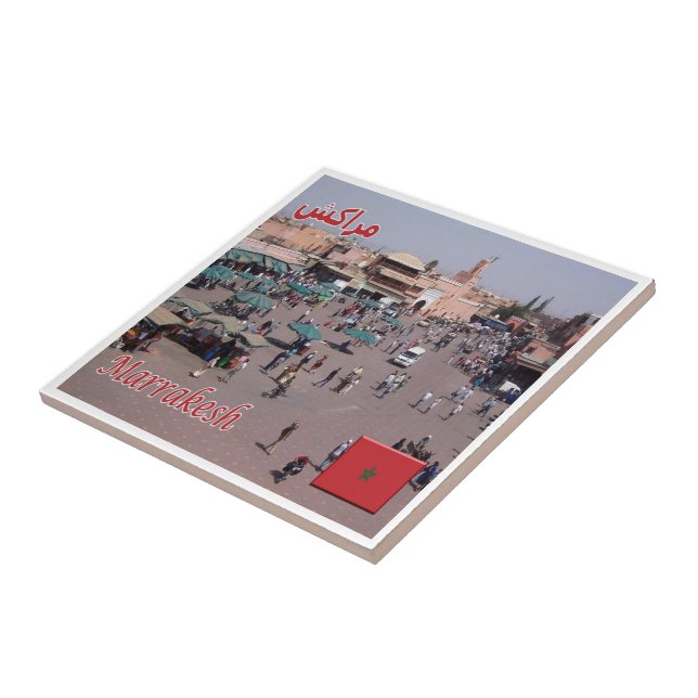 MA025 MARRAKESH, Marokko, Fliese (Seite)