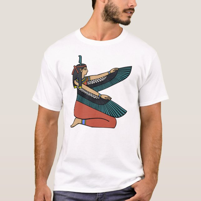 Ma’at (ägyptische Göttin) T-Shirt (Vorderseite)