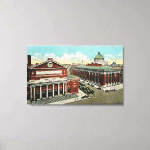 MA Avenue View of Symphony, Garticultural Leinwanddruck