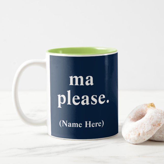 Ma Bitte Funny Italienische Tasse (Mit Donut)