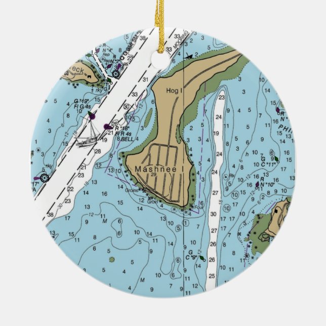 MA-Chart für MaschneIsland Keramik Ornament (Hinten)